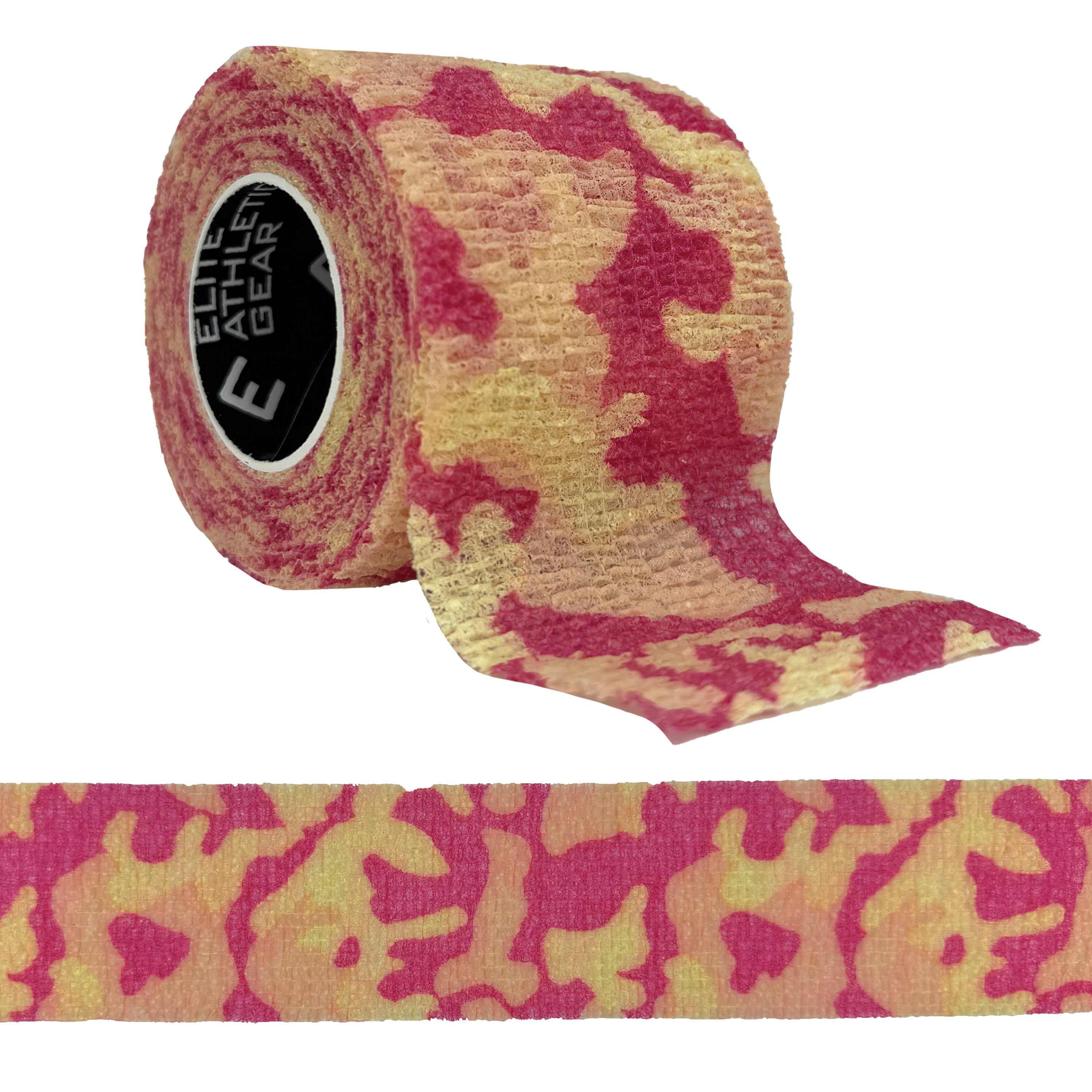 Pink Camo Self Stick Athletic Tape