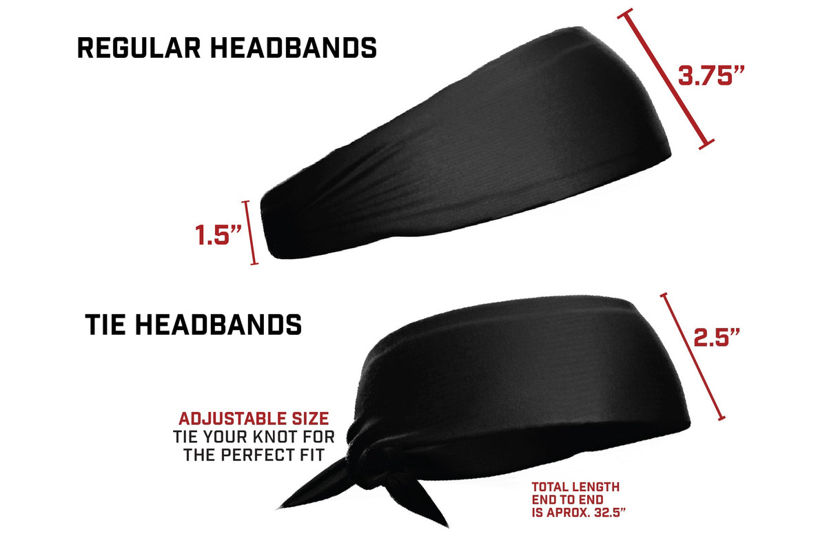 Headband sizing diagram