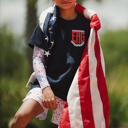Red, White & Relentless Arm Sleeve