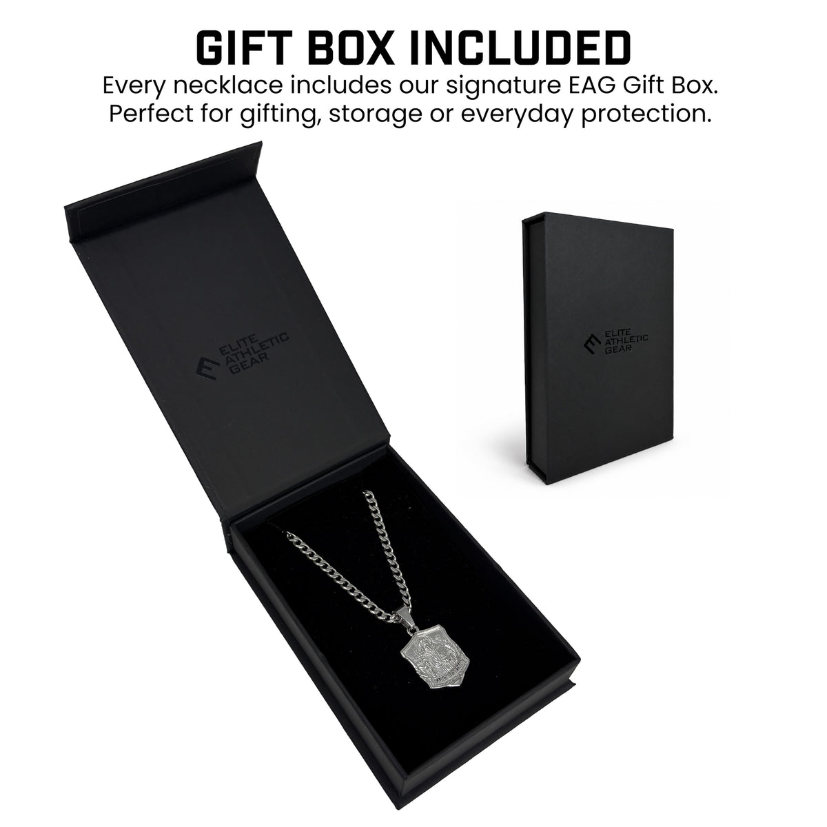 Pro Saint Benedict Pendant Necklace - Stainless Steel