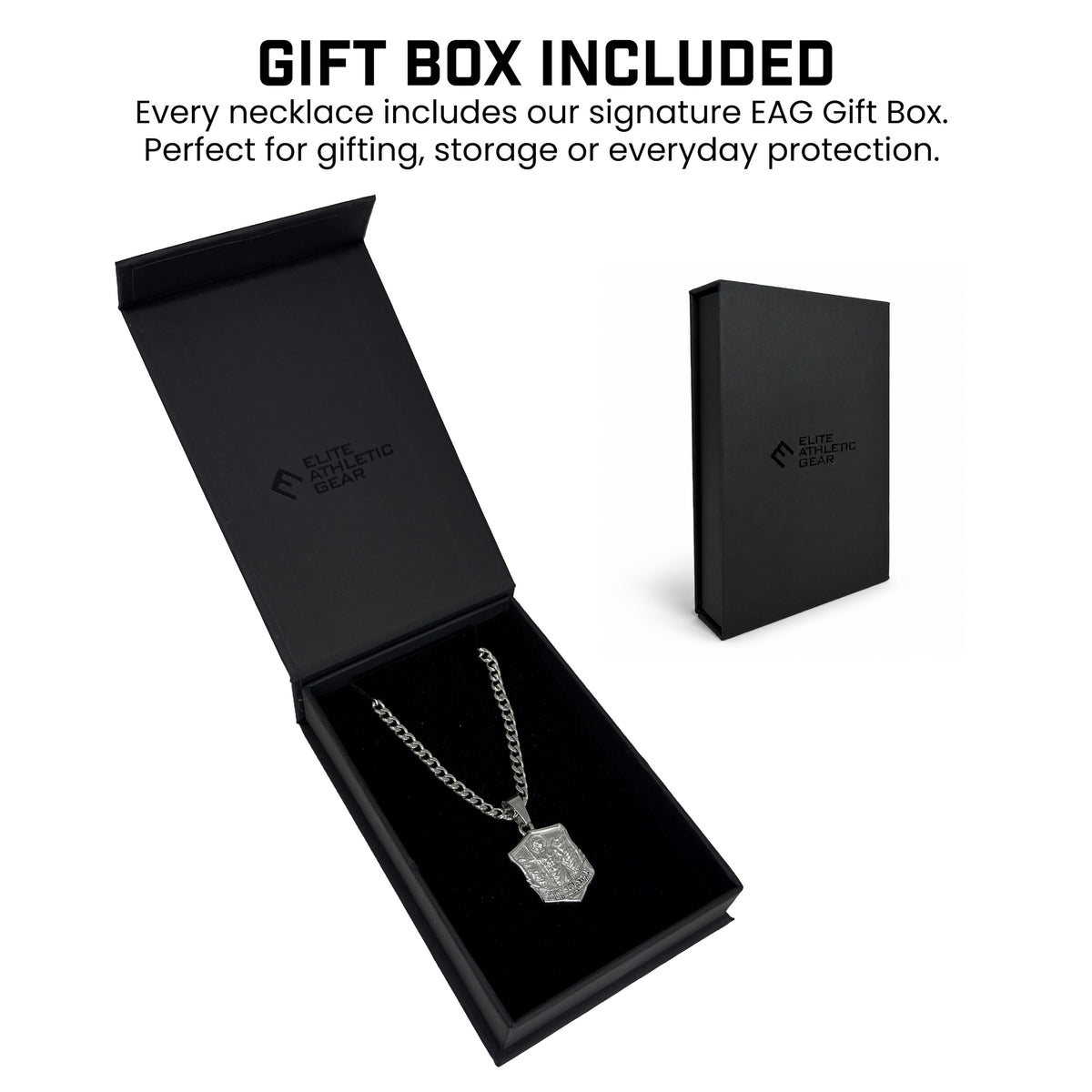 Pro Saint Sebastian Pendant Necklace - Stainless Steel