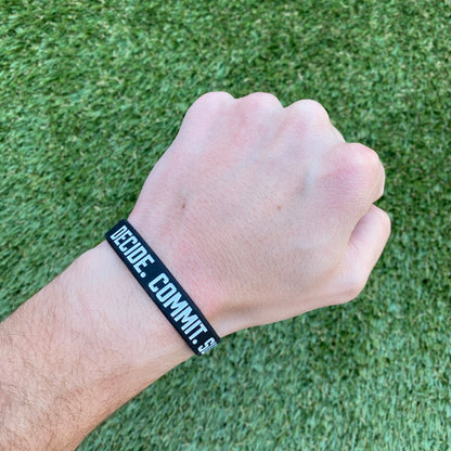 DECIDE. COMMIT. SUCCEED. Wristband