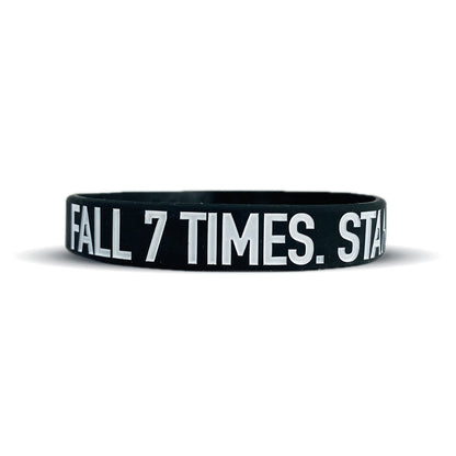 FALL 7 TIMES. STAND UP 8. Wristband
