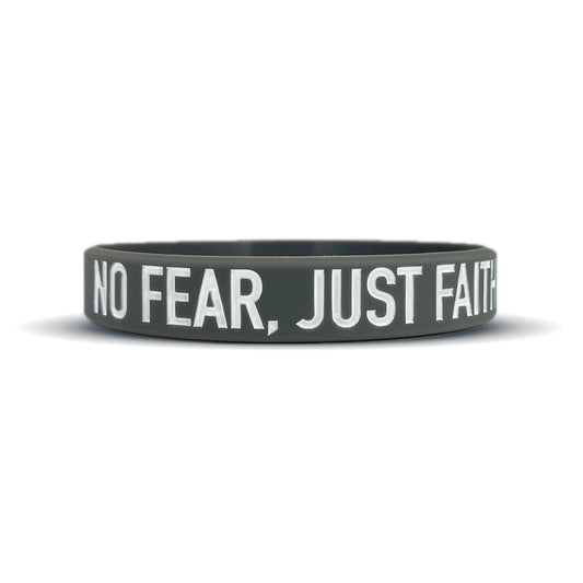 NO FEAR, JUST FAITH Wristband