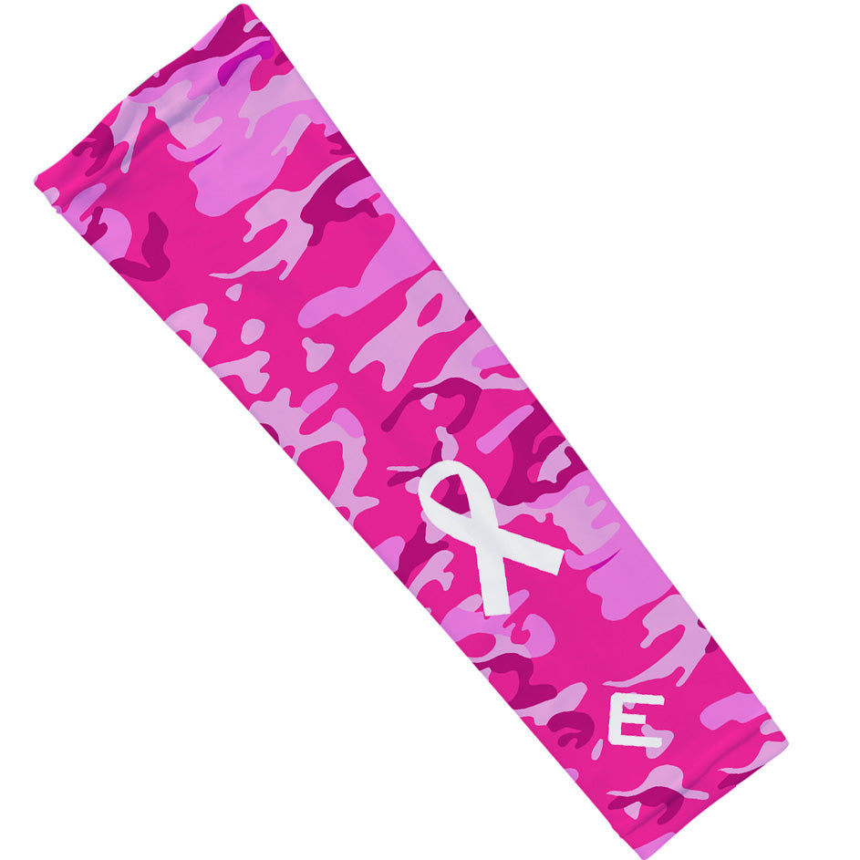 Pink Camo Breast Cancer Arm Sleeve