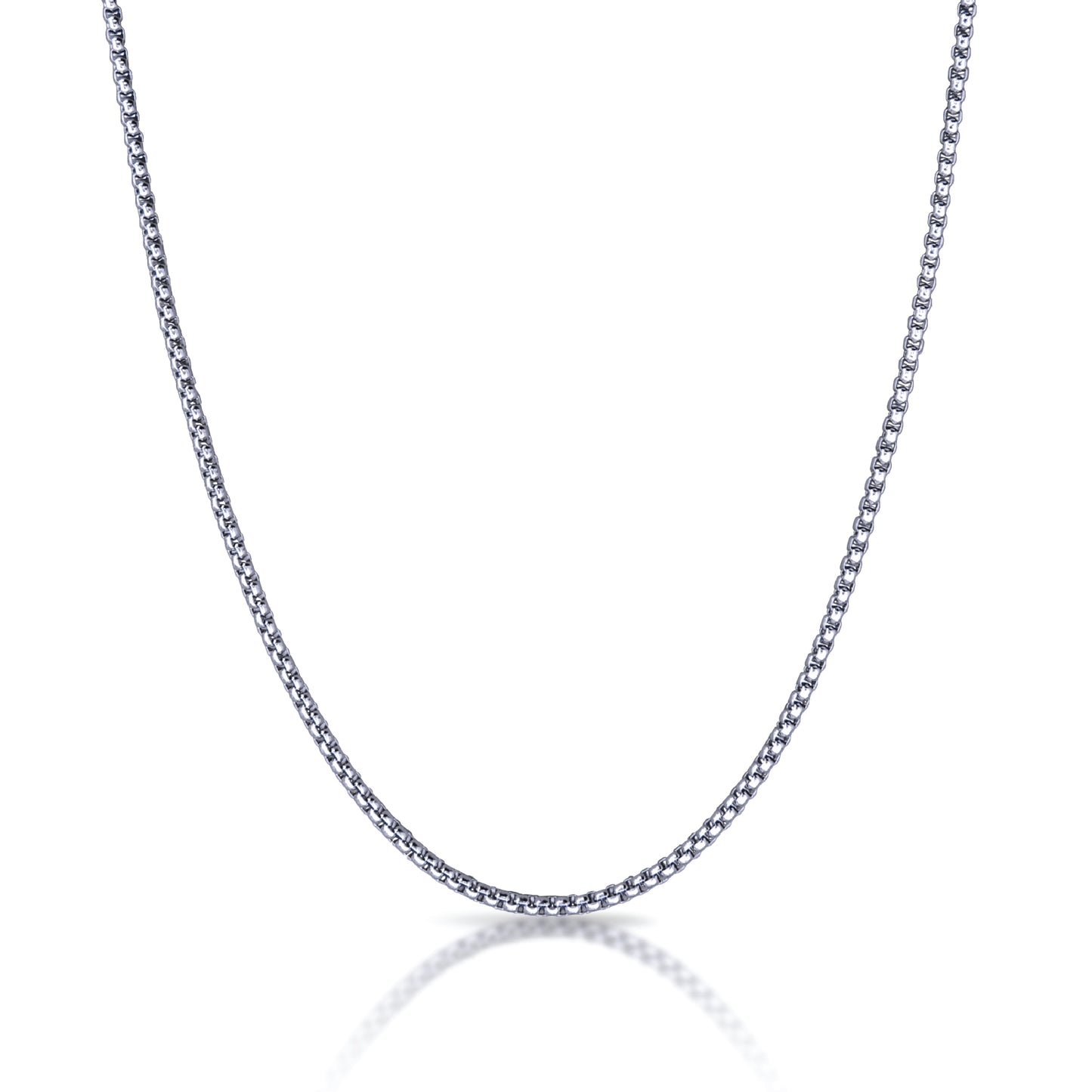 Box Chain Necklace - Stainless Steel