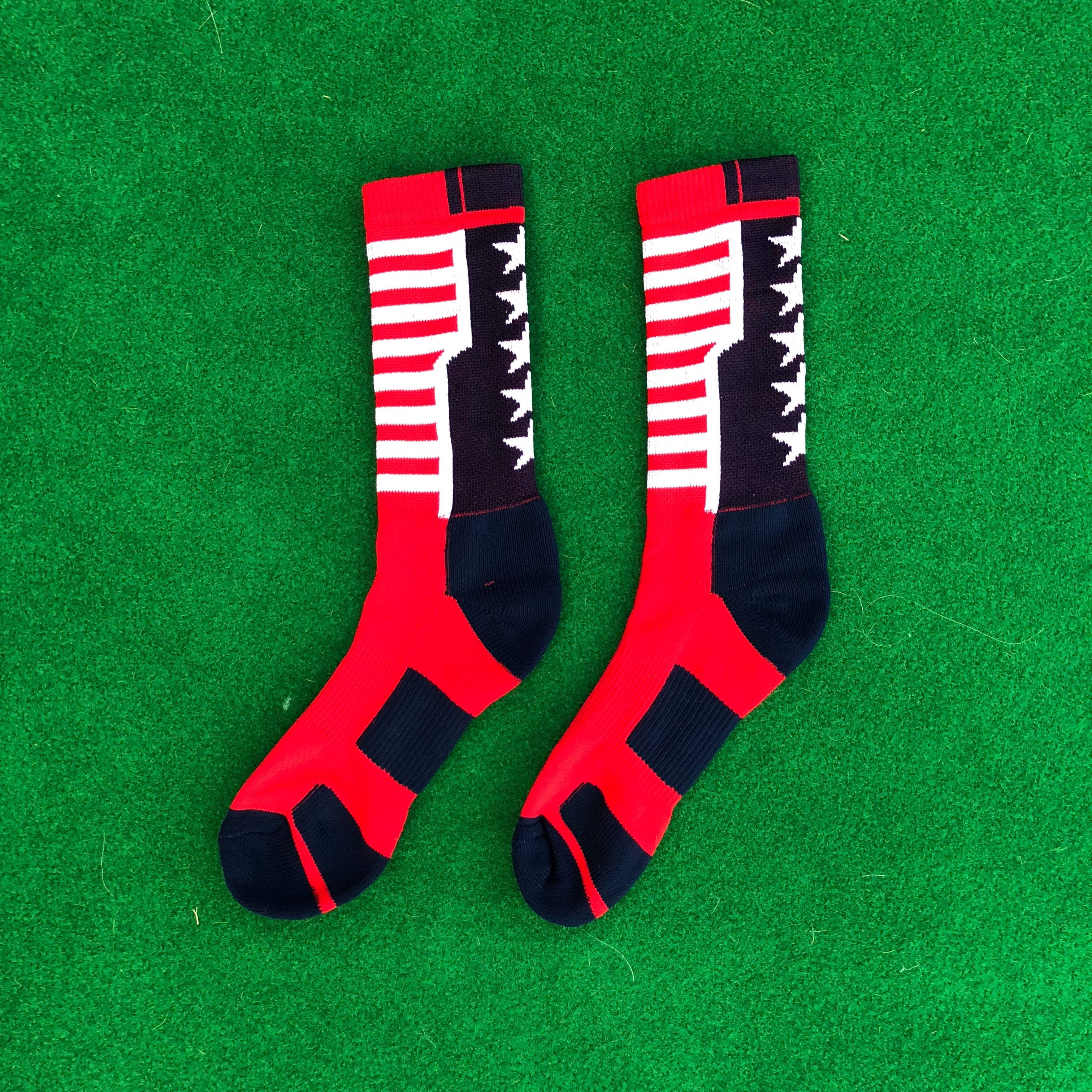 USA Flag Crew Socks